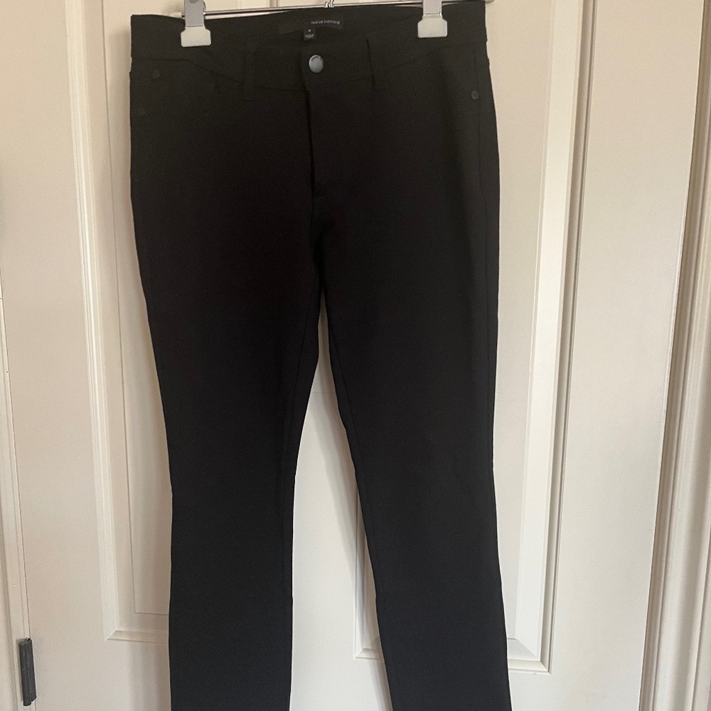 Harve Bernard  Petite Skinny Stretch Black Pants Size 4